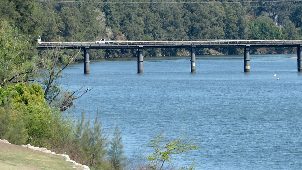 Ms Kendrigan survived the drop and swam to safety on the riverbank. Picture: Jeremy Piper.