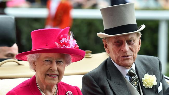 Britain's Queen Elizabeth II and Britain's Prince Philip, Duke of Edinburgh. Picture: AFP