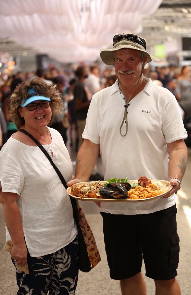 Taste of Tasmania. Day 1. Genia and Jim Caulfield Glenorchy. Picture: EDDIE SAFARIK