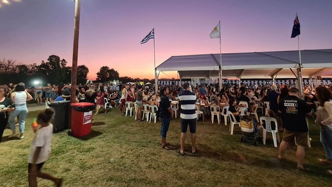 Festival of Agios Panteleimon 2020, held at the Kalymnian Brotherhood Darwin grounds. Picture: Facebook