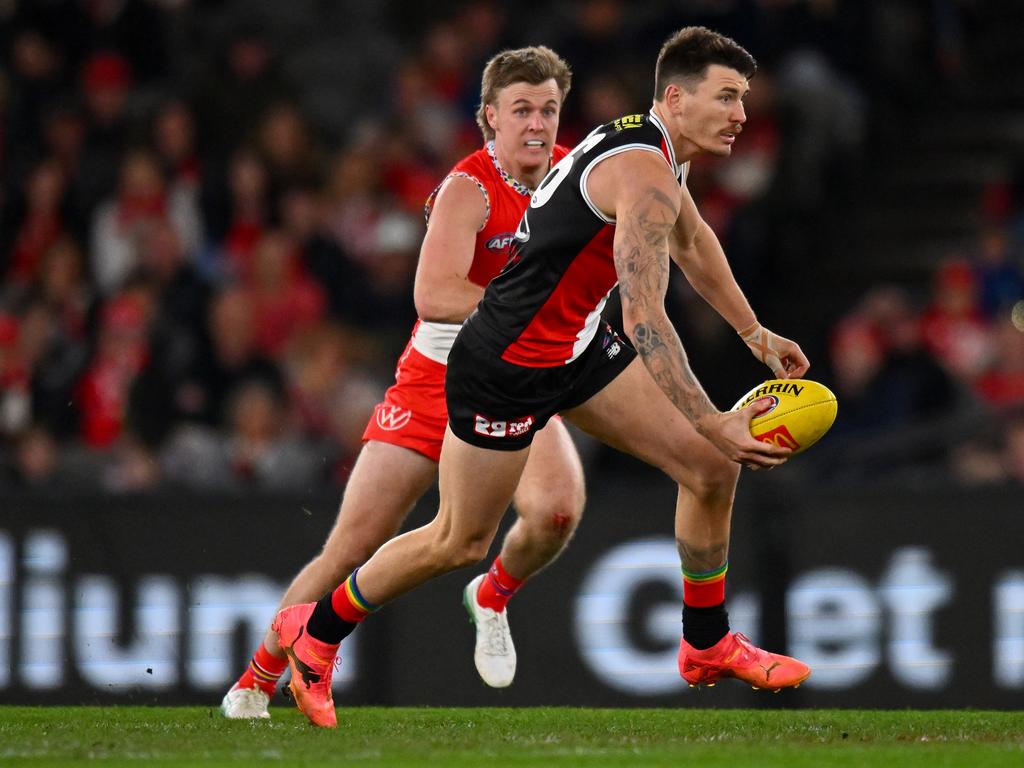 Josh Battle has joined the Hawks. Picture: Morgan Hancock/AFL Photos/via Getty Images.