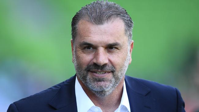 Ange Postecoglou looks on during the round 11 A-League match between Melbourne City and Melbourne Victory at AAMI Park on December 21. Picture: Getty Images