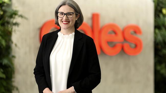 Coles CEO Leah Weckert. Picture: Martin Keep