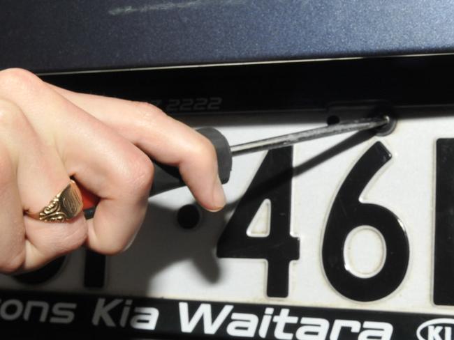 Number Plate Theft  story