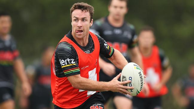 James Maloney during Penrith Panthers rugby league training.