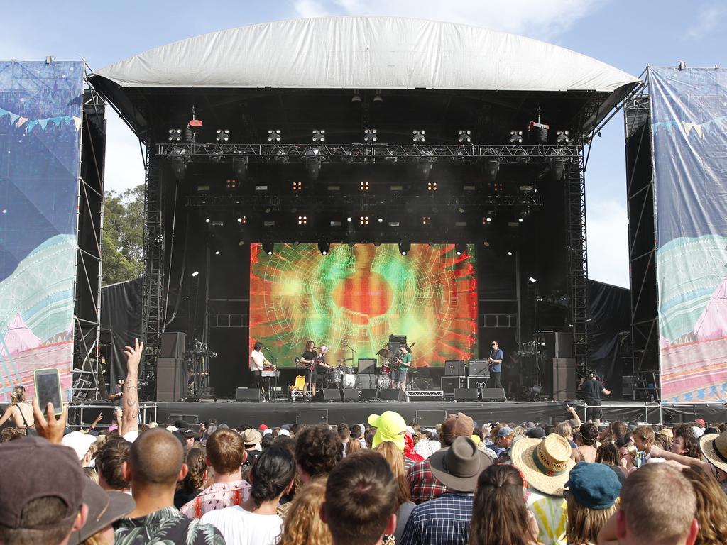 Juice Wrld pictured performing at Falls Festival in January. Picture: AAP