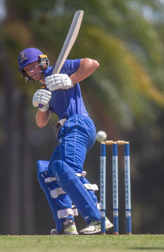 QST_WSN_ROUND_WK50 - GPS First XI cricket between Brisbane Grammar School and Churchie - photos by Stephen Archer