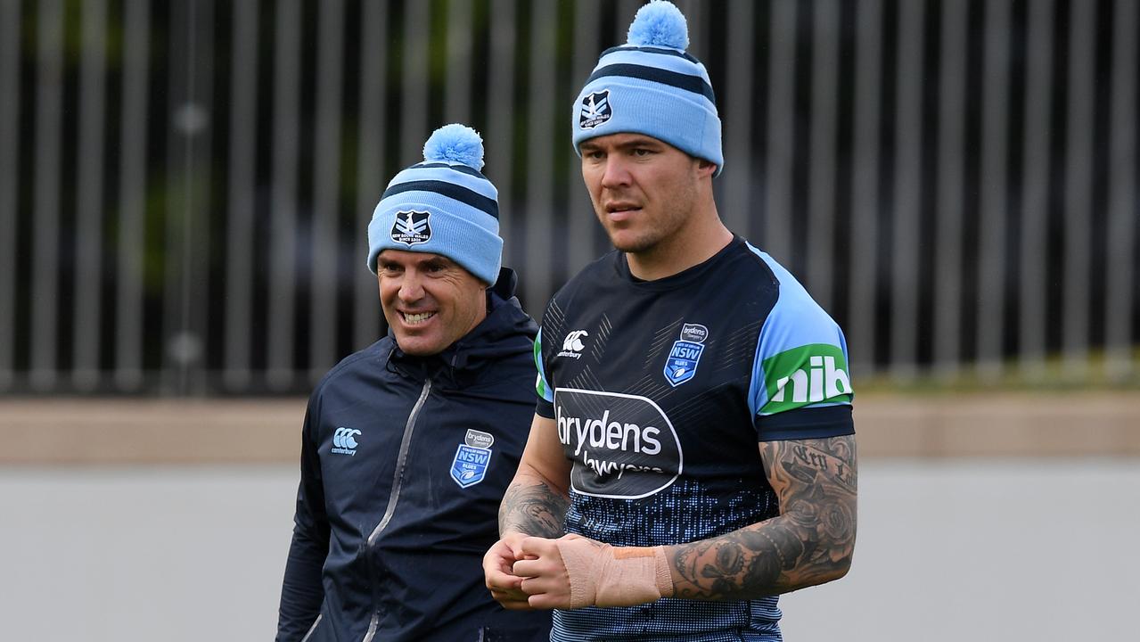 David Klemmer will have to wear strapping on his injured wrist during Origin III.