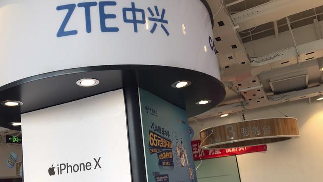 ZTE relies on US suppliers to make its smartphones and to build telecommunications networks.