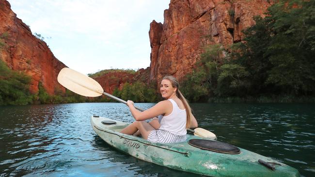 Tourism opportunities like canoeing at Boodjamulla National Park. Picture: Peter Wallis