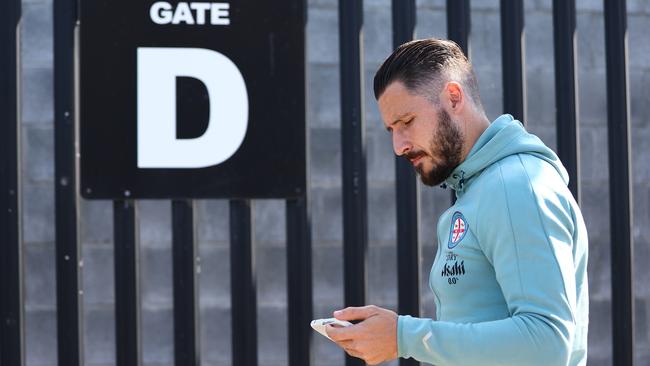 Melbourne City’s Mathew Leckie is making good progress in his return from a knee injury. Picture: Jeremy Ng/Getty Images