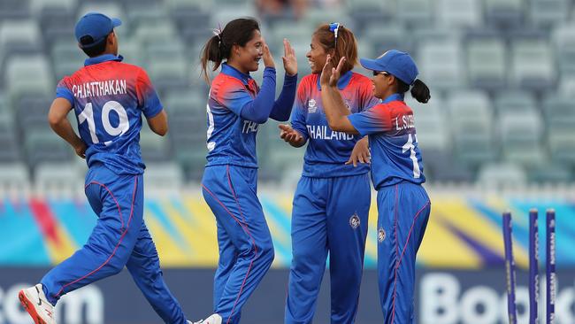 Suleeporn Laomi (second from L) puts in the hard work to make her dream a reality. Picture: Getty