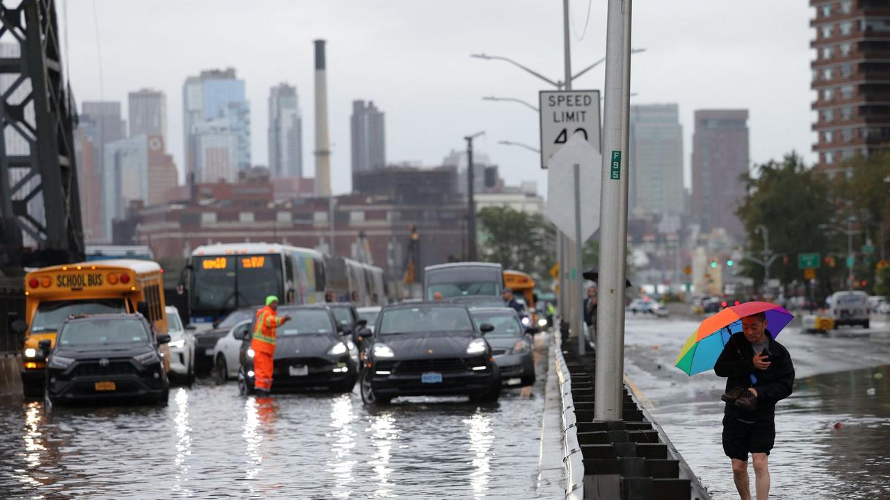 New York Streets And Subways Flood As Heavy Rain Pounds Region | The ...