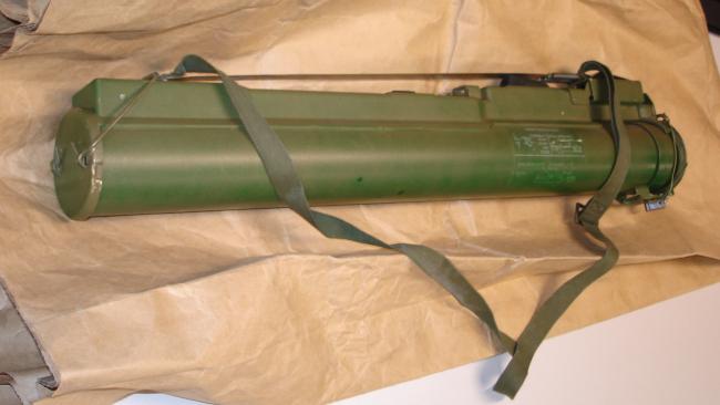 The rocket launcher seized from Adnan Darwiche in Bankstown, September 2006