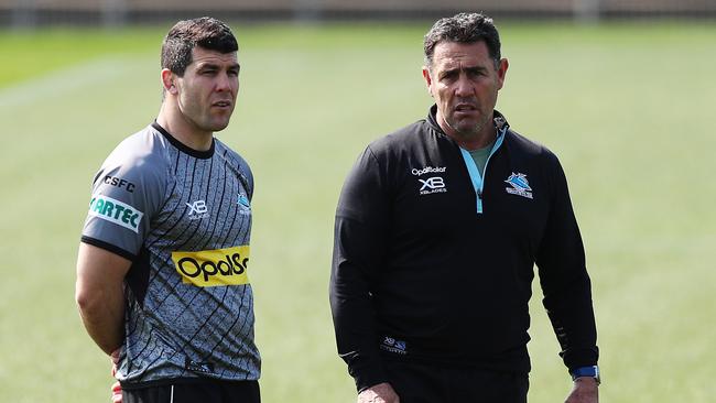 Shane Flanagan and Michael Ennis have the plan. (Brett Costello)