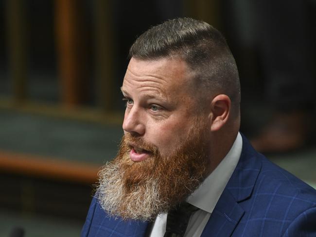 CANBERRA, AUSTRALIA - NewsWire Photos September 27, 2022:  Dan Repacholi MP maiden speech at Parliament House in Canberra. Picture: NCA NewsWire / Martin Ollman