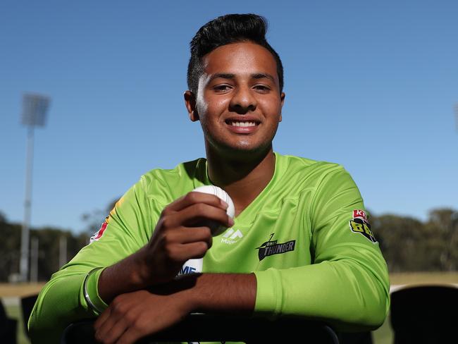 Tanveer Sangha is a promising leg spinner. Picture: Brett Costello