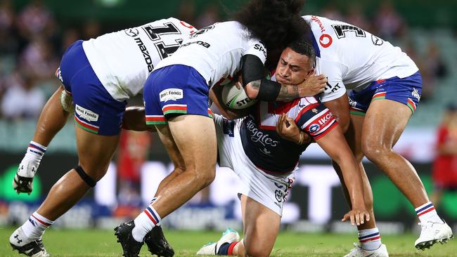 Siosiua Taukeiaho of the Roosters is rested and ready to return to SuperCoach relevance from this round. Picture: Jason McCawley/Getty Images