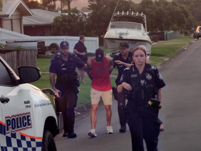 Mackay police have taken a man into custody following a reported siege at a Beaconsfield home on February 18, 2025. Picture: Paul Brescia