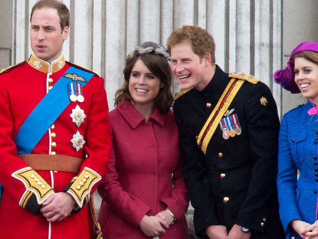 Prince William, Princess Eugenie, Prince Harry, and Princess Beatrice. Picture: Anwar Hussein/WireImage