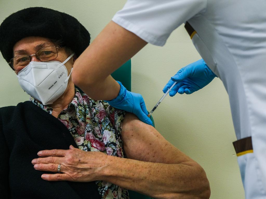 Australia could receive more doses of the Pfizer vaccine than first thought, as the company ramps up its international production. Picture: Omar Marques/Getty Images