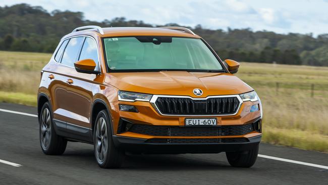 Starting from about $43,000 drive-away is the 2022 model Skoda Karoq Style 110TSI.