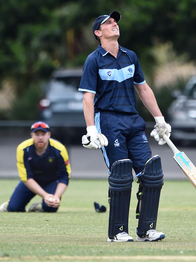 Will Sheridan reacts after being caught.