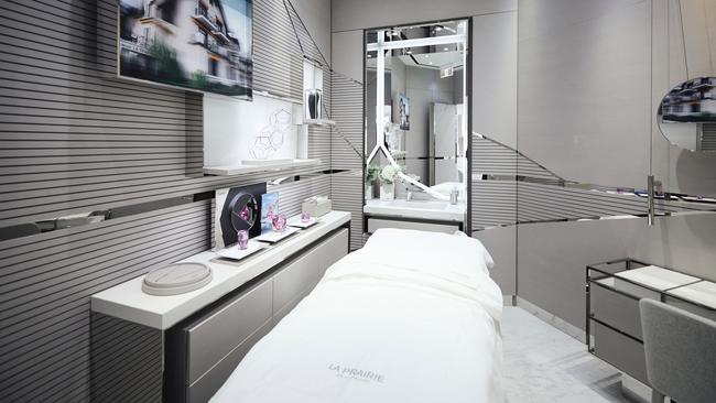 The Art of Beauty La Prairie spa at Sydney Airport. Picture: Myles Kalus