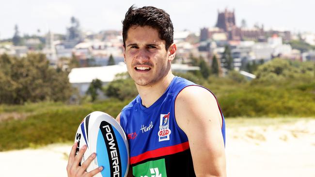 Jack Johns, son of Matty Johns, has signed with the Newcastle Knights. Picture by Peter Lorimer.