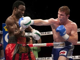 Birchell wants to emulate the feats of Mexican fighter Saul Canelo Alvarez (right). Picture: Mexsport