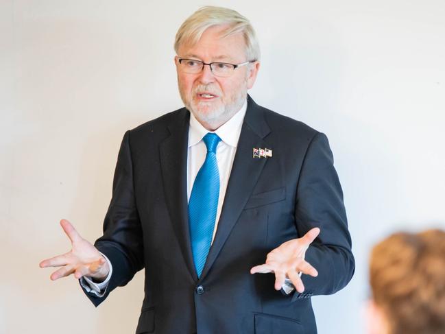 Australian ambassador to the US, Kevin Rudd. Picture: Twitter/X