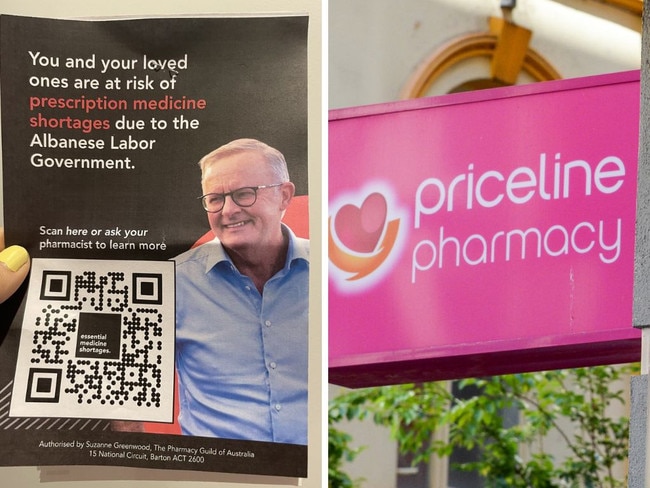 Priceline Pharmacy criticised for displaying political flyers in its stores, faces boycott threat