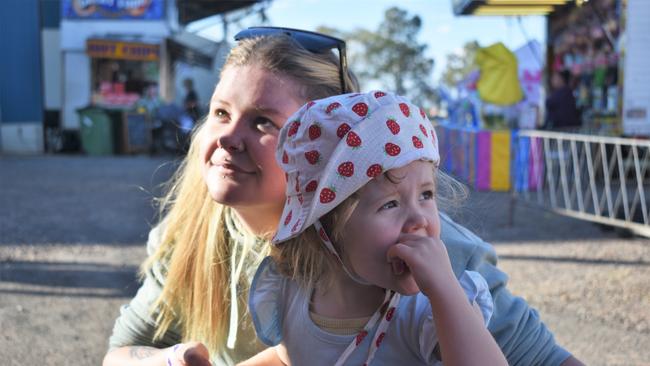 Montana and Harlow Golding at the 2023 Gatton Show on Friday, July 21. Picture: Peta McEachern