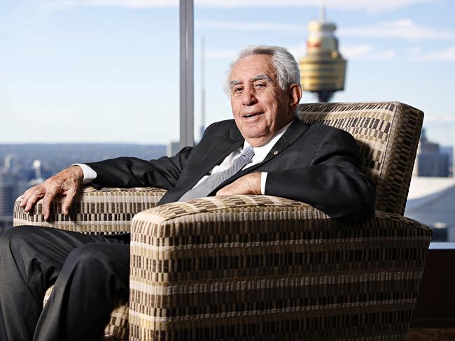 EMBARGO FOR MANSION MAG 8 OCT 2016  19/09/16 Harry Triguboff in his penthouse apartment in World Square/ Sydney CBD. Billionaire developer and head of Meriton Harry Triguboff for Mansion Australia MagazineAdam Yip/ The Australian