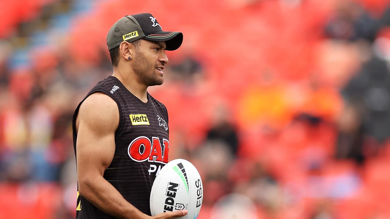 Penrith won’t confirm whether Api Koroisau will start on Sunday. Picture: Mark Kolbe/Getty Images