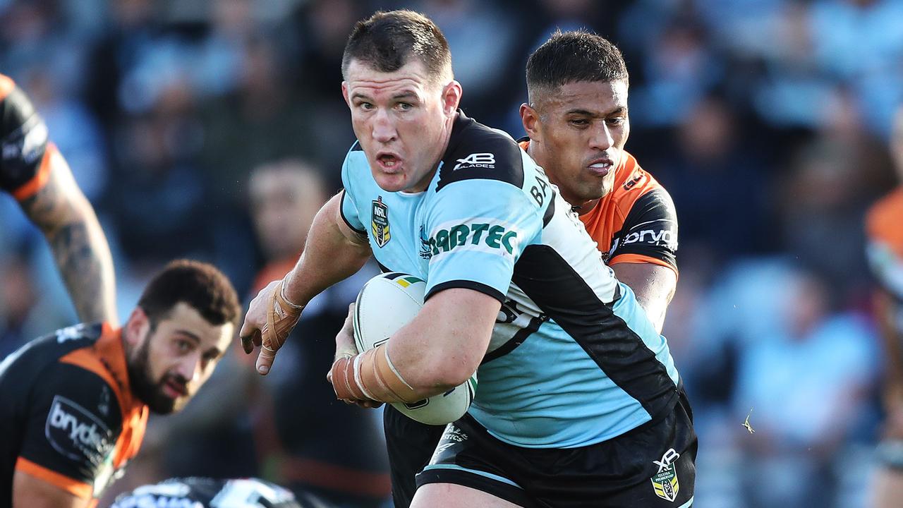 The Sharks take on the Tigers for a place in the finals in Round 25.