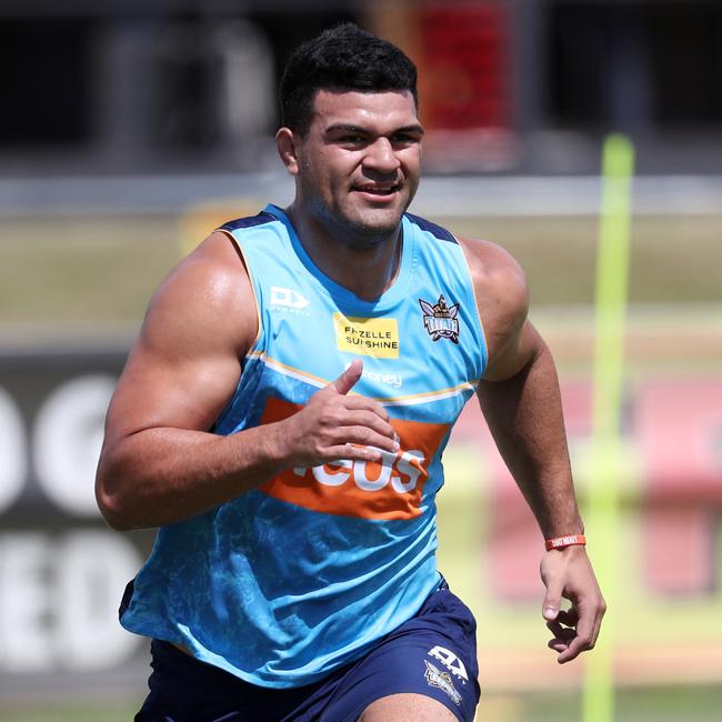 David Fifita’s physical gifts are not in question. Picture: Nigel Hallett