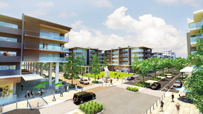 An artist impression of Carseldine Village. Source: Economic Development Queensland