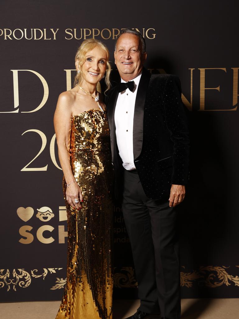 Linda and David Penn at the Gold Dinner Fundraiser for the Sydney Children’s Hospital Picture: Jonathan Ng