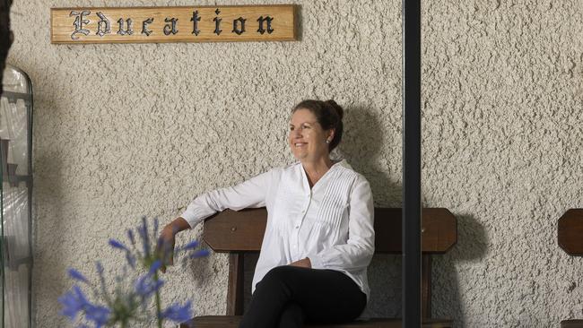 Education, education, education. Desley Kendell has traded the classroom to teaching inmates practical and agricultural skills. Picture: Gary Ramage