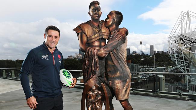 Cronk at the Fox League finals launch. (Phil Hillyard)