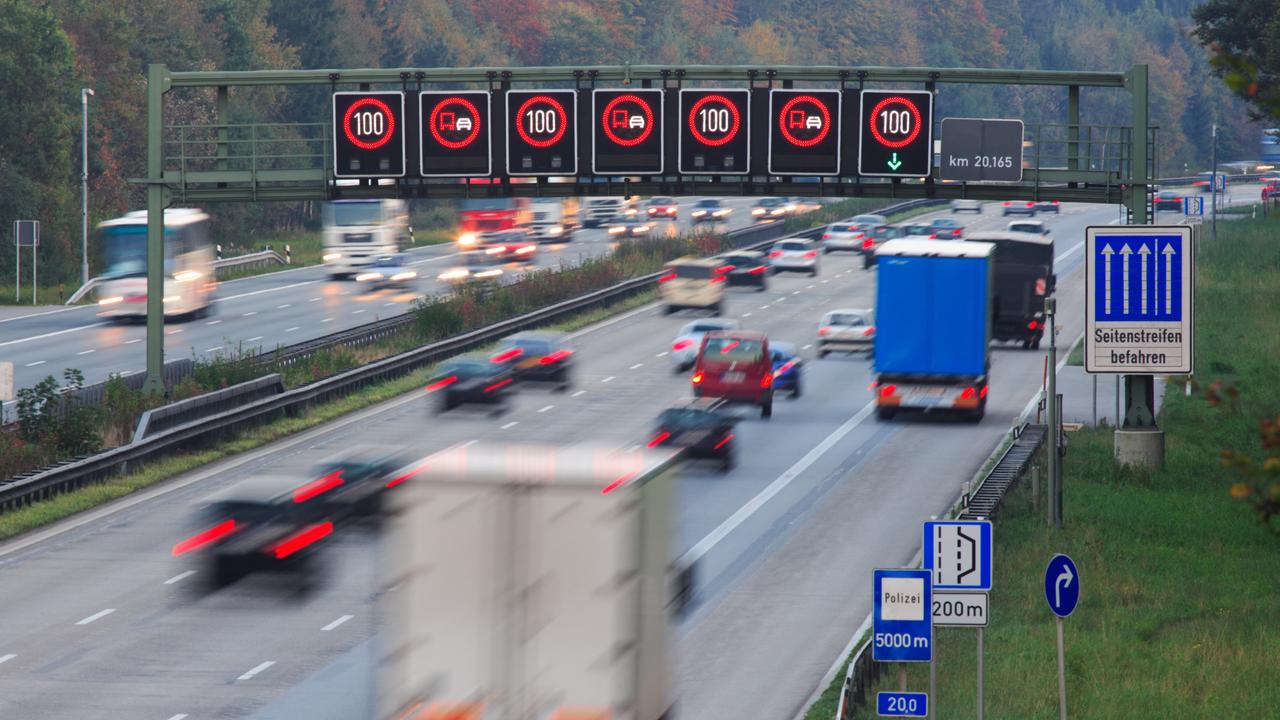 Traffic on a German autobahn. Picture: iStock