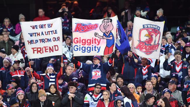 Will the Roosters fans turn up. AAP Image/David Mariuz.