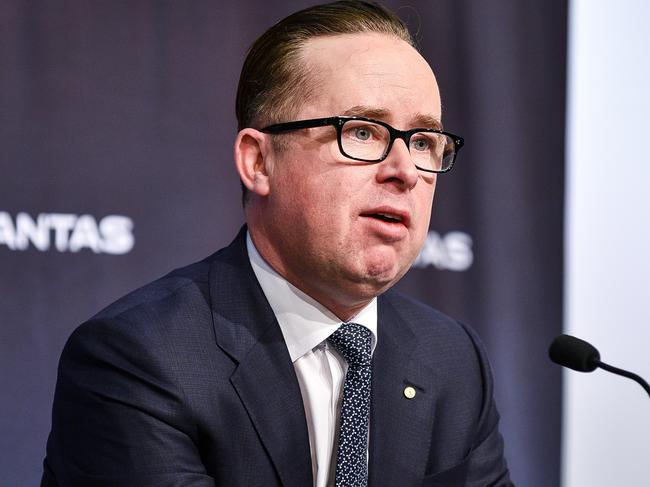 Qantas CEO Alan Joyce. Picture: NCA NewsWire/Flavio Brancaleone