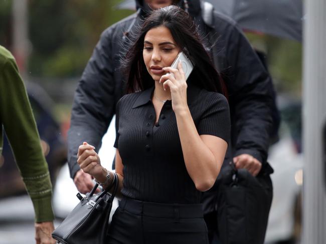 SYDNEY, AUSTRALIA - NewsWire - 30 APRIL 2025: Natalie Marangos arrives at the Downing Centre in Sydney.Picture: Christian Gilles / NewsWire