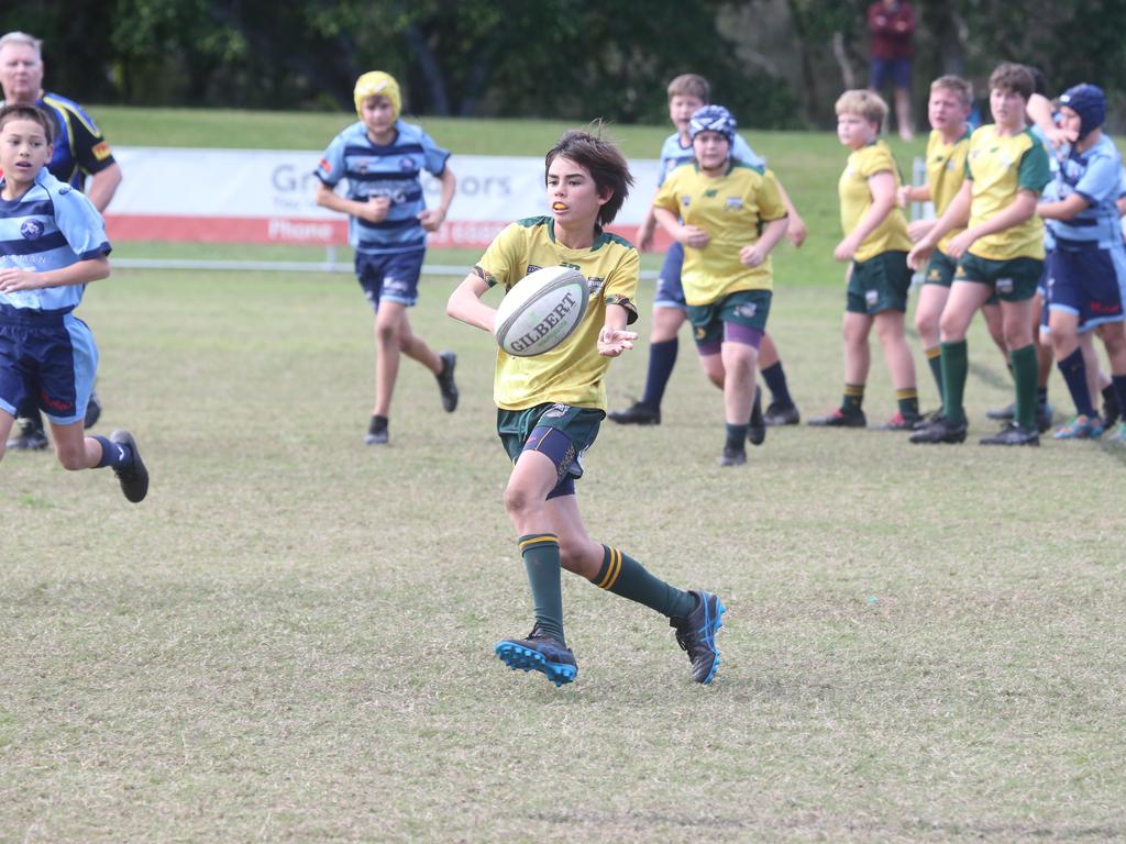 GCDRU juniors U13. Helensvale vs. Surfers Paradise. 14 July 2024 Surfers Paradise Picture by Richard Gosling