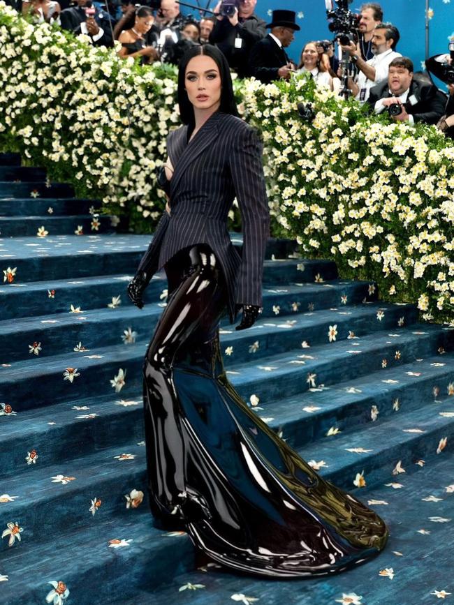 A.I. pictures of Katy Perry at the Met Gala.