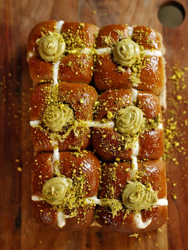 Dubai Hot Cross Buns. Picture: Sam Ruttyn