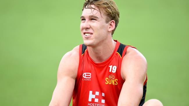 Will Tom Lynch stay or leave Gold Coast? It could have a ripple effect on a number of players at the Suns. Picture: Alix Sweeney