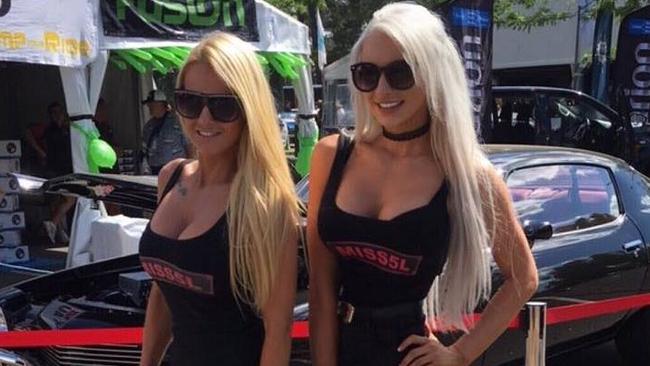 Coastie Jazmyne Wardell, who was Miss Summernats 2017, with her mum Natalie Wardell at the popular Canberra event. Picture: Facebook
